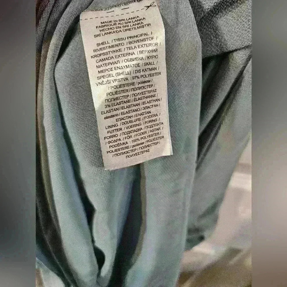 NWT Lauren Ralph Lauren Blue Belted Flutter Sleeve Midi Dress - Picture 5 of 6